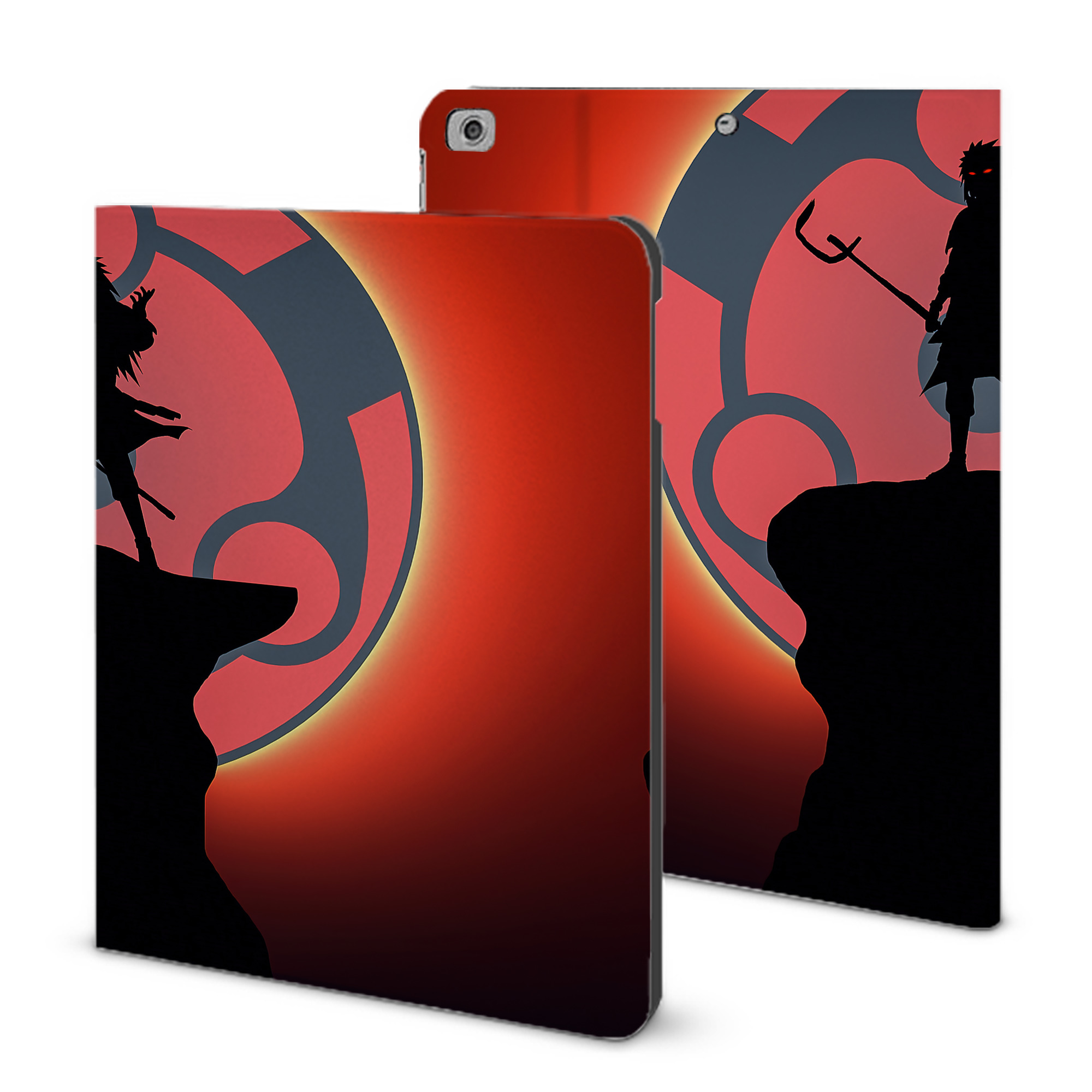 （画像用） NARUTO -ナルト- NARUTO -ナルト- 疾風伝 IPad ケース ブック型 PUレザー TPU 耐衝撃 軽量 薄型 ペン収納なし 全面保護 IPad 各モデル対応